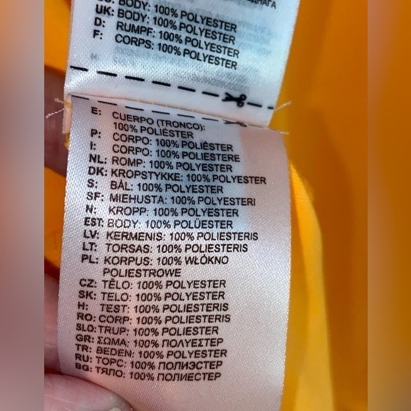 2/40 Men’s Adidas Golf polo shirt yellow orange‎ size medium - Picture 6 of 11